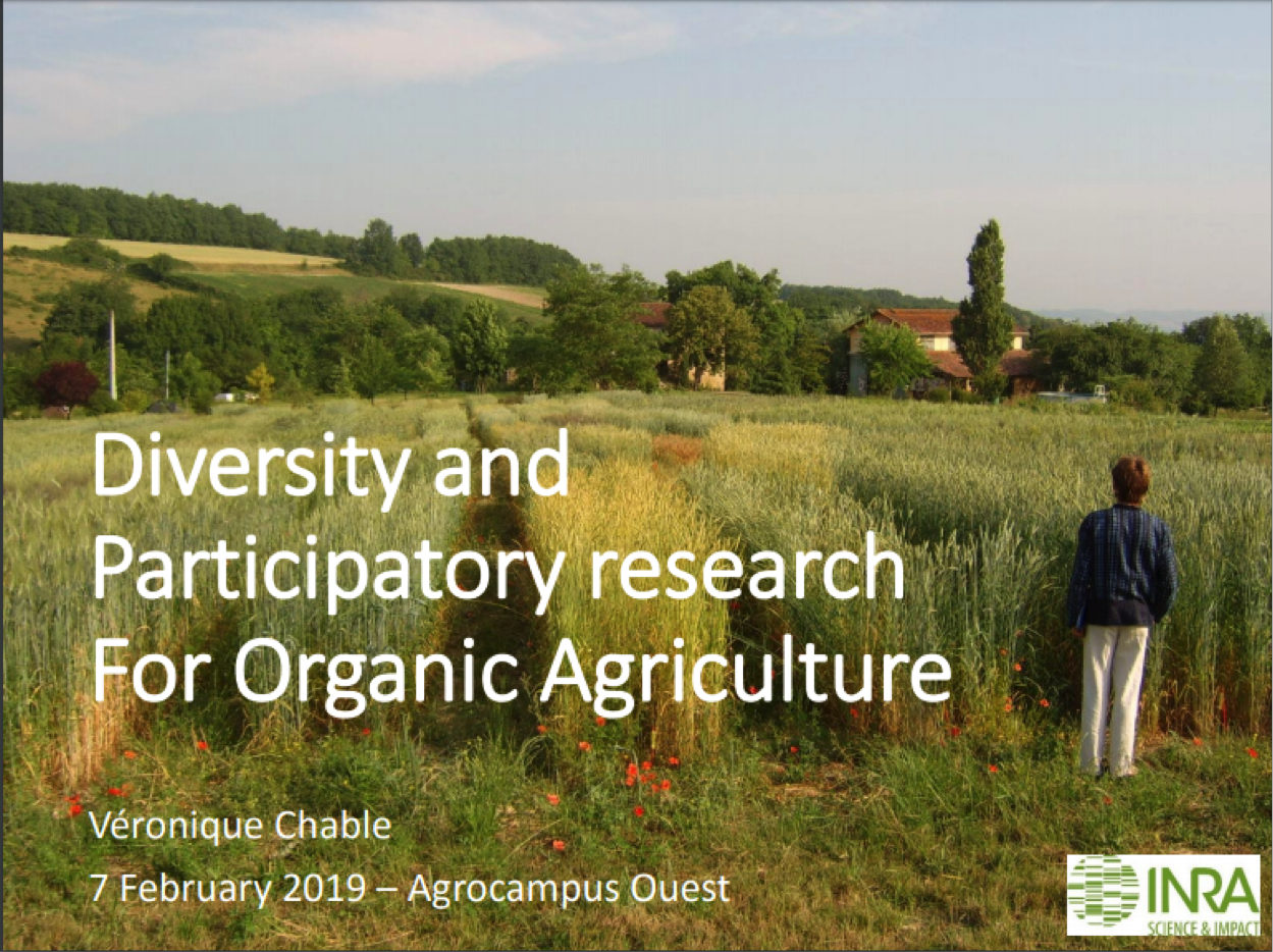 Diversity and Participatory Research for Organic Agriculture
