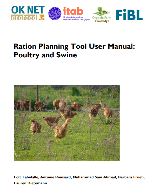 Ration planning tool, user manual and webinar: Poultry and swine