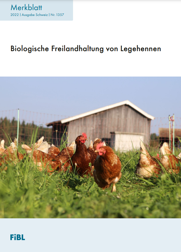 Organic free-range management of laying hens